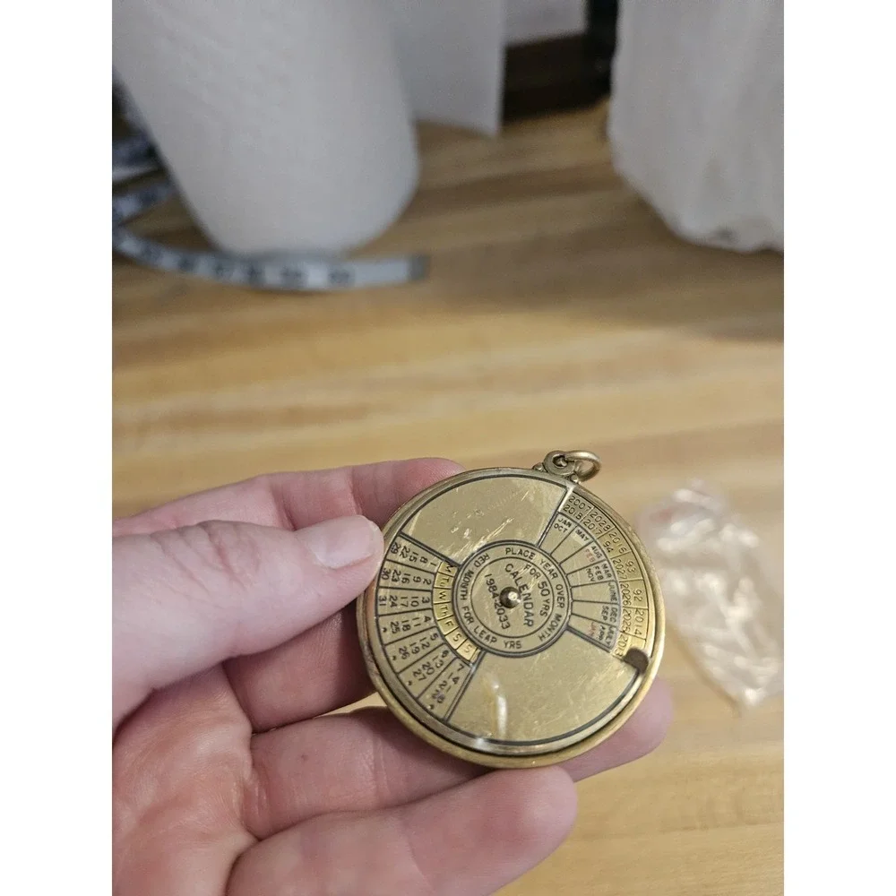 50 Years Calendar Keychain 1984-2033